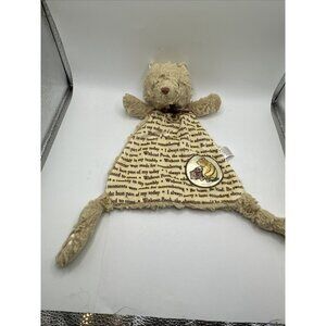 Disney Kids Preferred Plush Winnie the Pooh Bear Baby Knot Security Blanket